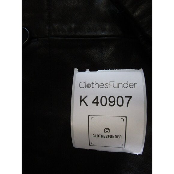 VINTAGE Banana Republic Leather Jacket Large Professional Y2K Overcoat - Picture 11 of 11